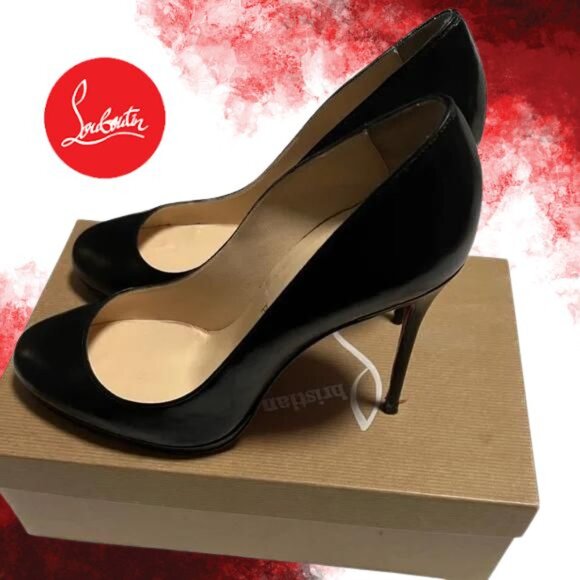 Christian Louboutin Filo 120 Black Size 39 - Picture 1 of 5